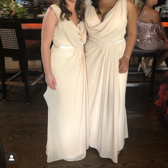 Mila Gown Carla bridesmaids dress in champagne - Picture 1 of 3